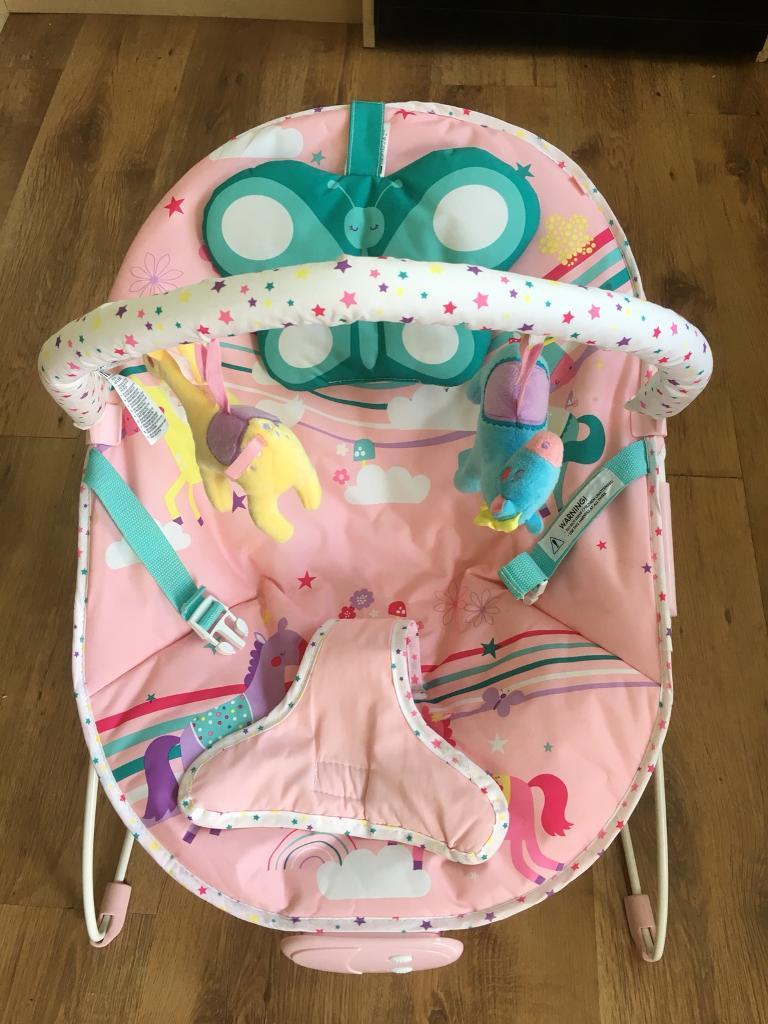 unicorn baby bouncer